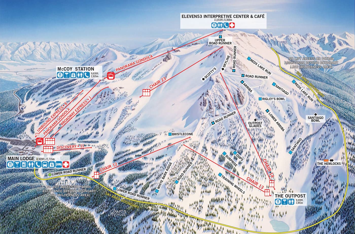 Mammoth Mountain Trail Map